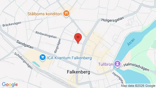Apartments for rent i Falkenberg - kort over placeringen