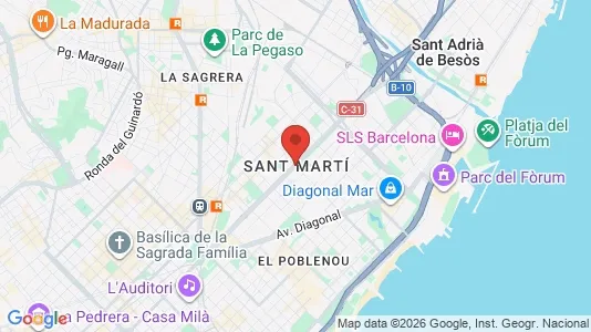 Apartments for rent in Barcelona Sant Martí - Photo from Google Street View