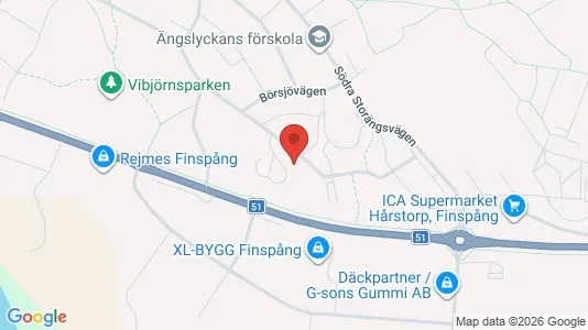 Apartments for rent i Finspång - kort over placeringen
