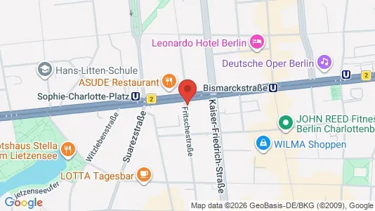 Rooms for rent i Berlin Charlottenburg-Wilmersdorf - kort over placeringen