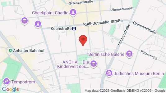 Apartments for rent i Berlin Friedrichshain-Kreuzberg - kort over placeringen