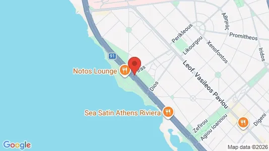 Apartments for rent i Glyfada - kort over placeringen
