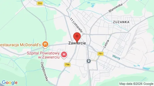 Apartments for rent in Zawierciański - Photo from Google Street View