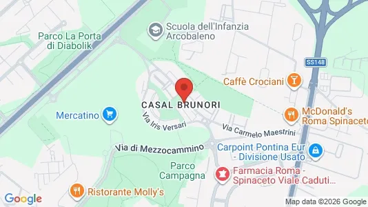 Apartments for rent i Roma Municipio IX – EUR - kort over placeringen