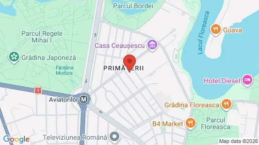 Apartments for rent i Bucharest - Sectorul 1 - kort over placeringen
