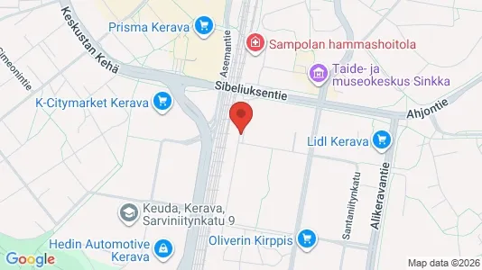 Apartments for rent in Kerava - Photo from Google Street View
