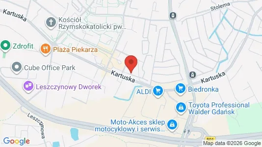 Apartments for rent i Gdańsk - kort over placeringen