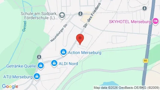 Apartments for rent i Saalekreis - kort over placeringen