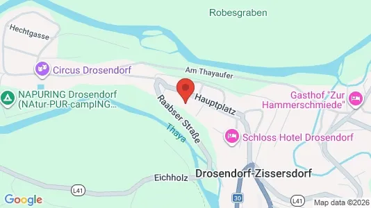 Apartments for rent i Drosendorf-Zissersdorf - kort over placeringen