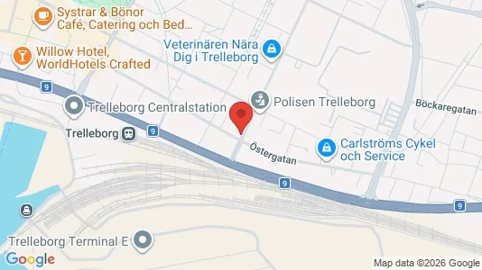 Apartments for rent i Trelleborg - kort over placeringen