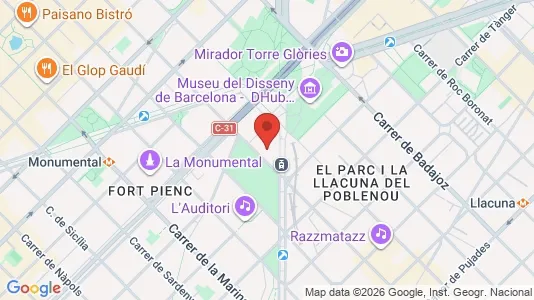 Apartments for rent i Barcelona Eixample - kort over placeringen