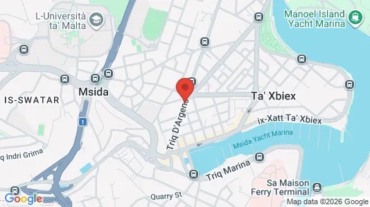 Apartments for rent i Il-Gżira - kort over placeringen