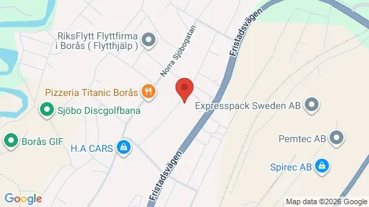 Apartments for rent i Borås - kort over placeringen