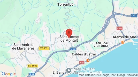 Apartments for rent in Sant Vicenç de Montalt - Photo from Google Street View