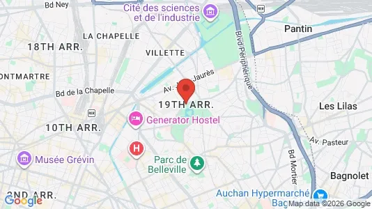 Apartments for rent in Paris 19ème arrondissement - Photo from Google Street View