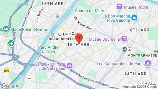Apartments for rent in Paris 15ème arrondissement - Photo from Google Street View