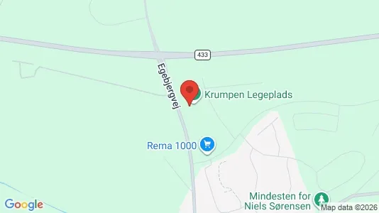 Apartments for rent i Horsens - kort over placeringen