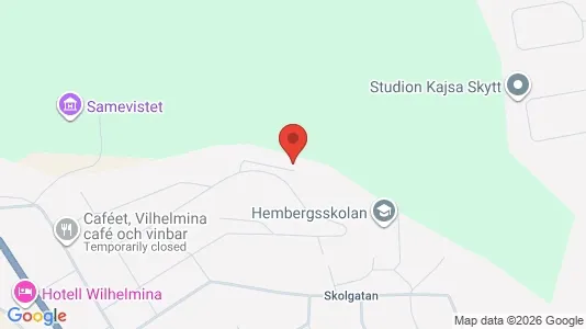 Apartments for rent i Vilhelmina - kort over placeringen