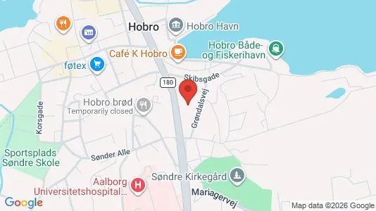 Apartments for rent i Hobro - kort over placeringen