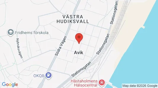 Apartments for rent i Hudiksvall - kort over placeringen