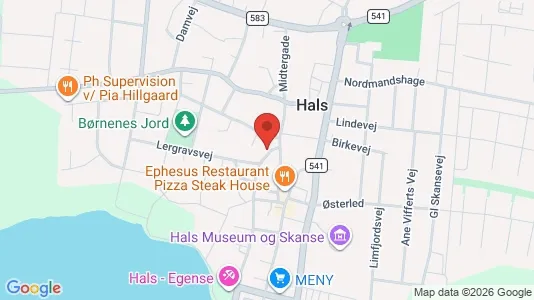 Apartments for rent i Hjørring - kort over placeringen