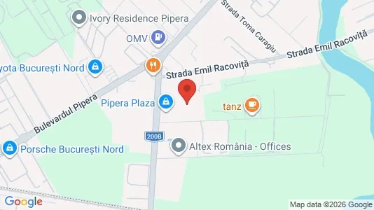 Apartments for rent i Voluntari - kort over placeringen