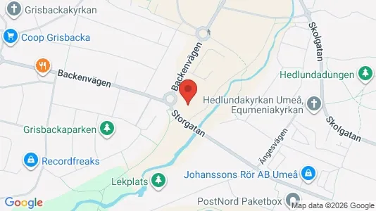 Apartments for rent i Umeå - kort over placeringen