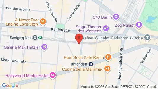 Apartments for rent i Berlin Charlottenburg-Wilmersdorf - kort over placeringen