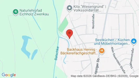 Apartments for rent i Leipzig - kort over placeringen