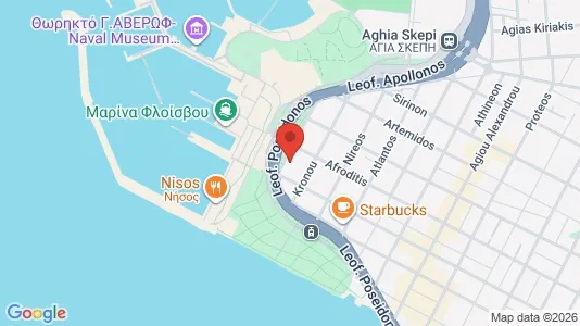 Apartments for rent i Palaio Faliro - kort over placeringen