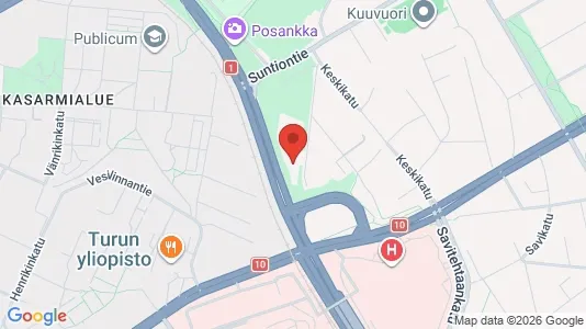 Apartments for rent i Turku - kort over placeringen