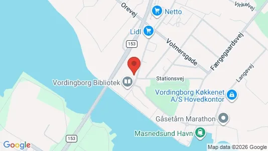 Apartments for rent i Vordingborg - kort over placeringen