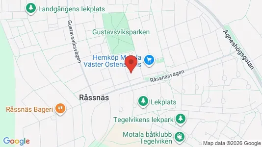Apartments for rent i Motala - kort over placeringen