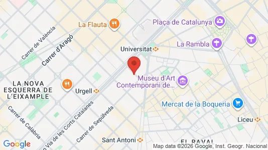 Apartments for rent in Barcelona Eixample - Photo from Google Street View