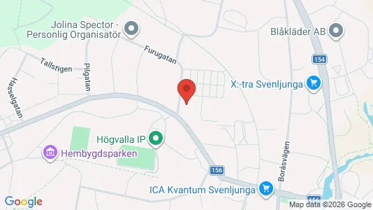 Apartments for rent i Svenljunga - kort over placeringen