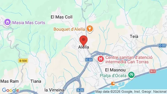 Apartments for rent i Alella - kort over placeringen