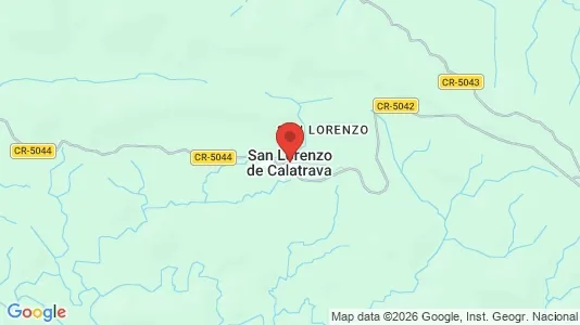 Rooms for rent i San Lorenzo de Calatrava - kort over placeringen
