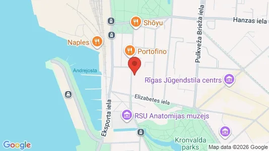 Apartments for rent i Riga Centrs - kort over placeringen