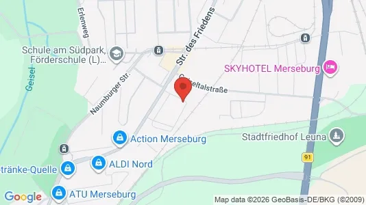 Apartments for rent i Saalekreis - kort over placeringen