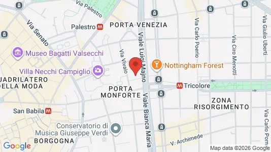Apartments for rent i Milano Zona 1 - Centro storico - kort over placeringen