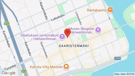 Apartments for rent i Hämeenlinna - kort over placeringen