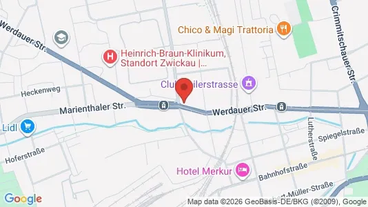 Apartments for rent in Zwickau - Photo from Google Street View