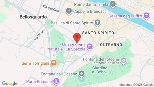 Apartments for rent i Florence - kort over placeringen