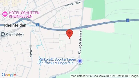 Apartments for rent i Rheinfelden - kort over placeringen