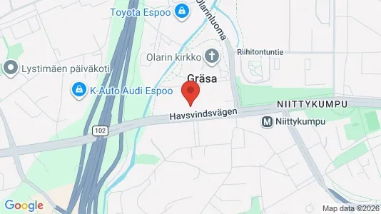 Apartments for rent i Espoo - kort over placeringen