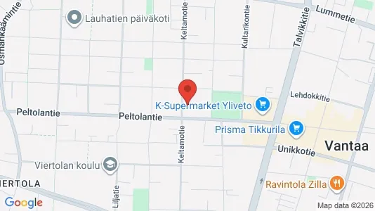 Apartments for rent i Vantaa - kort over placeringen