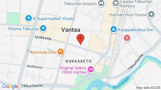 Apartments for rent i Vantaa - kort over placeringen