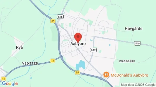 Apartments for rent in Aabybro - Photo from Google Street View