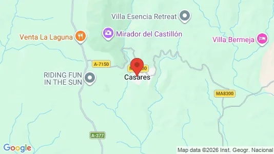 Houses for rent i Casares - kort over placeringen
