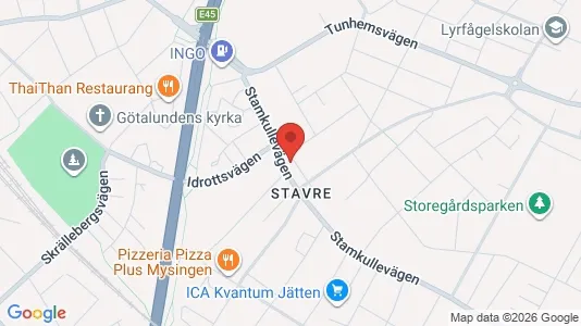 Apartments for rent i Trollhättan - kort over placeringen